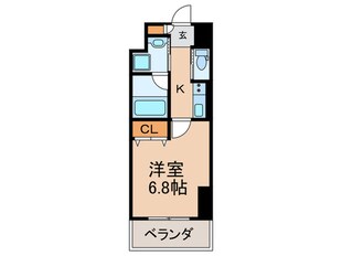 プレジオ都島本通の物件間取画像